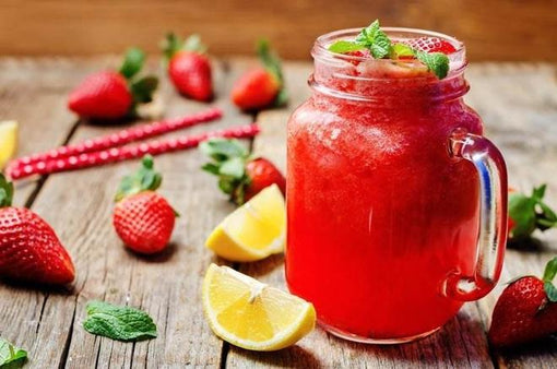 Zero Waste Strawberry Soda Recipe