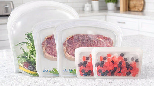 How Clear Silicone Bags and a Drying Rack Can Simplify Your Weekly Meal Prep